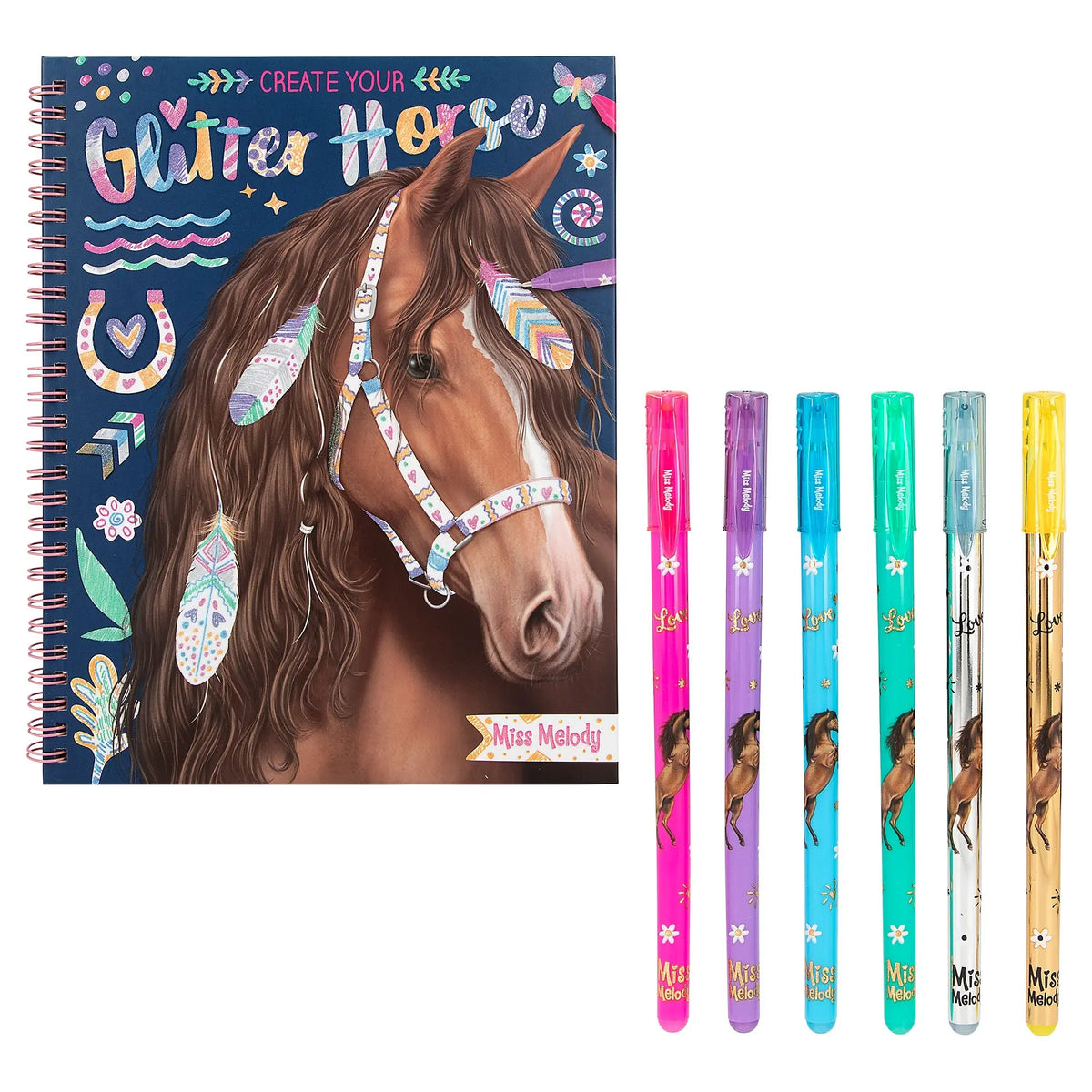 Miss Melody crea tus caballos glitter