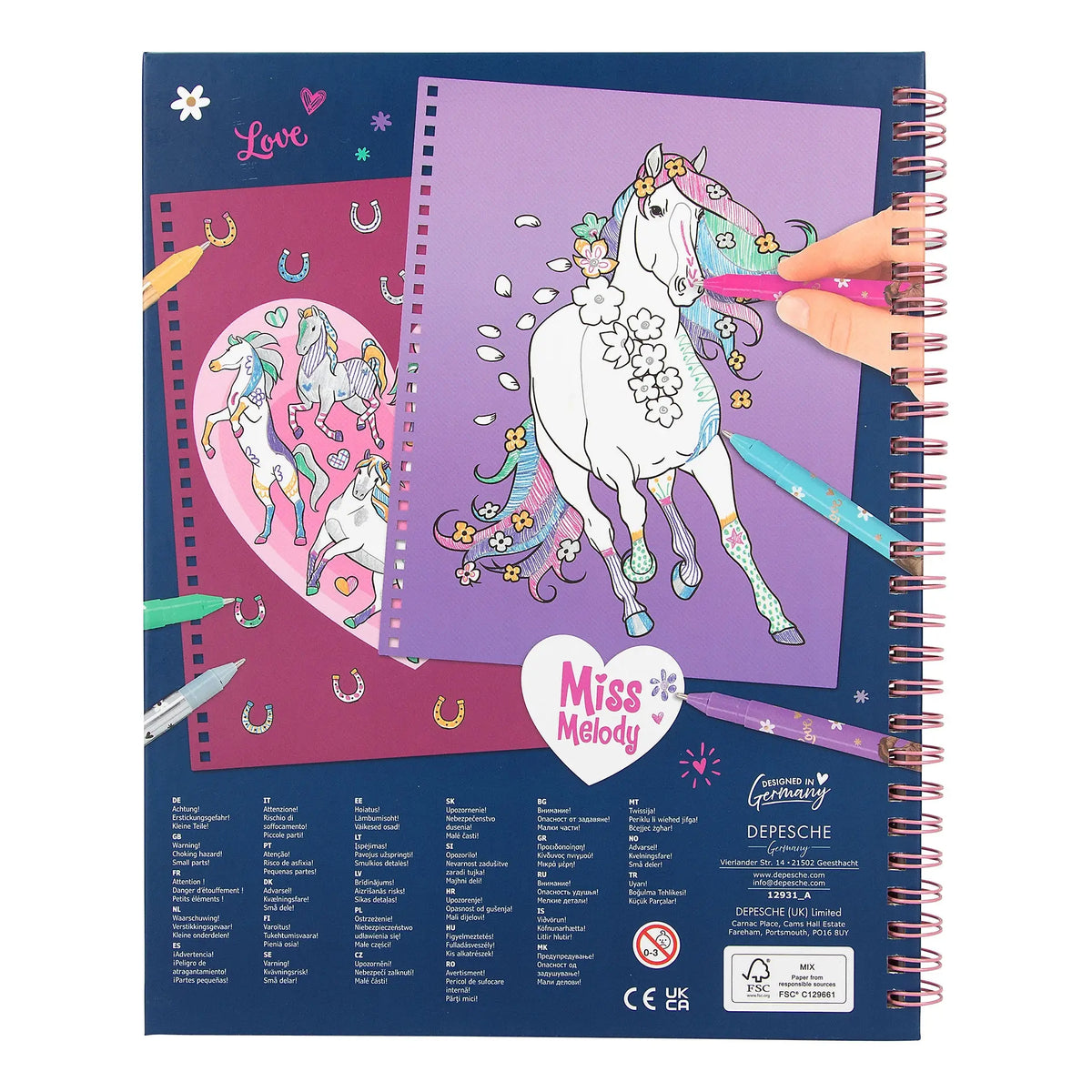 Miss Melody crea tus caballos glitter