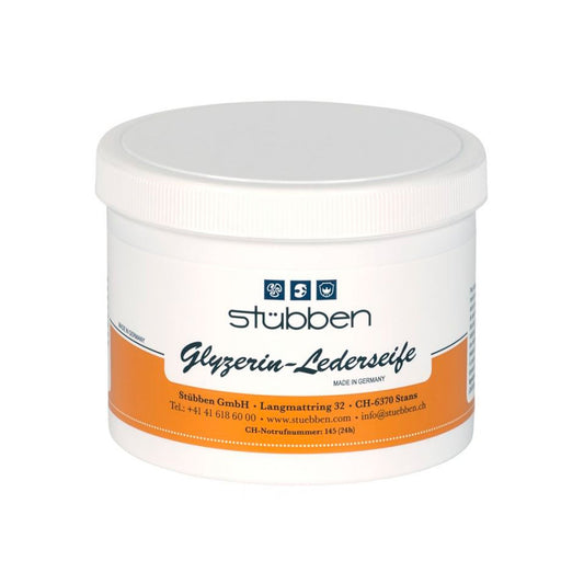Cabezada Stübben Glycerin Leather Soap para equitación