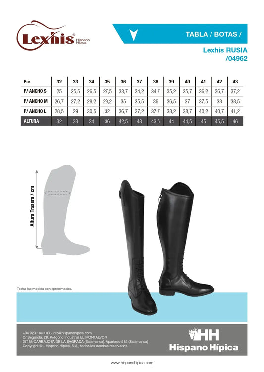 Botas de equitación Lexhis Rusia Sintética para equitación - vista 5