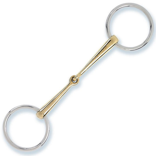 Embocaduras Filetes Stübben Bradoon / Loose Ring Snaffle single jointed para equitación