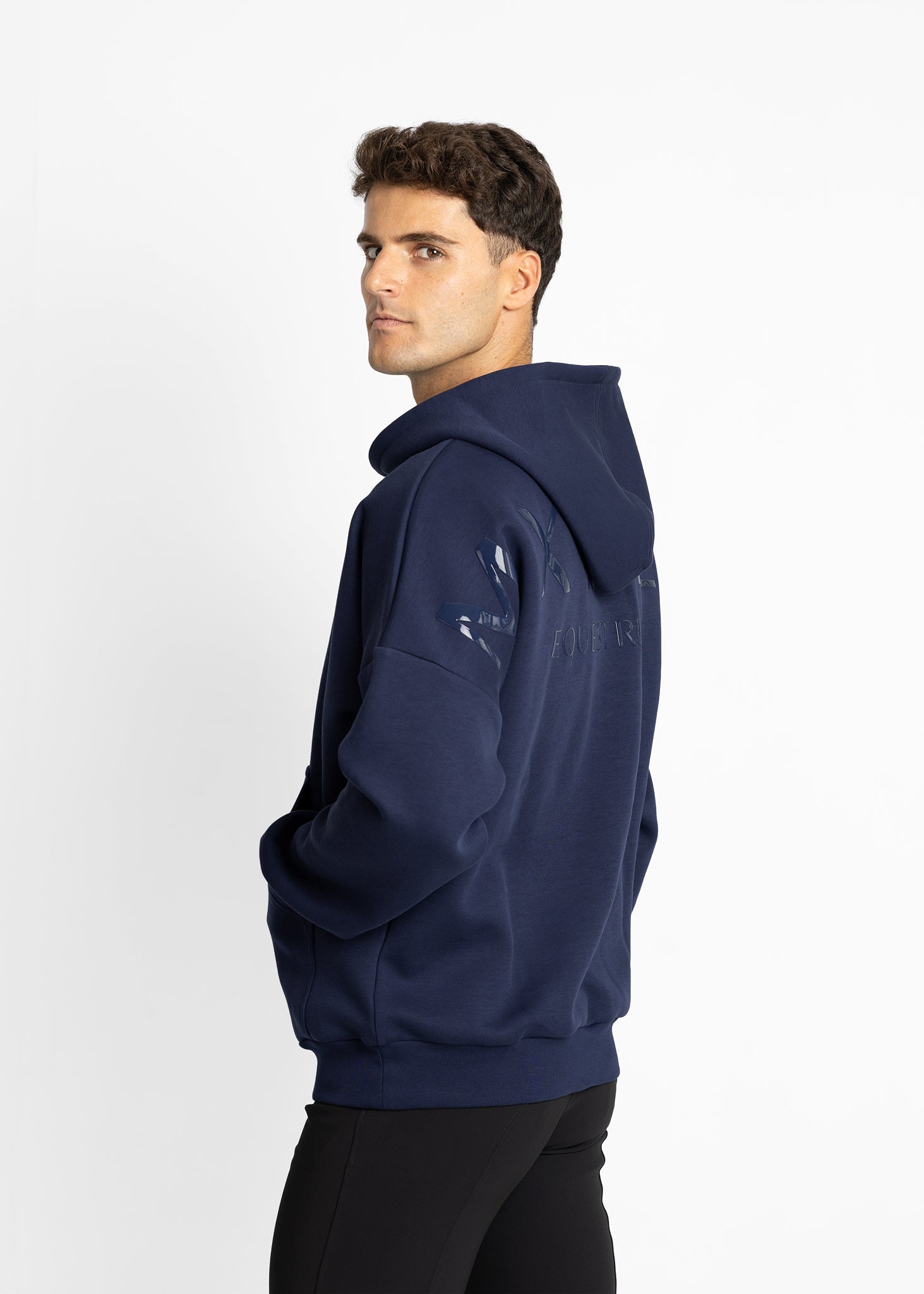 Producto ecuestre Maximilian Equestrian Icon Oversized Hoodie (Navy) detalle 10