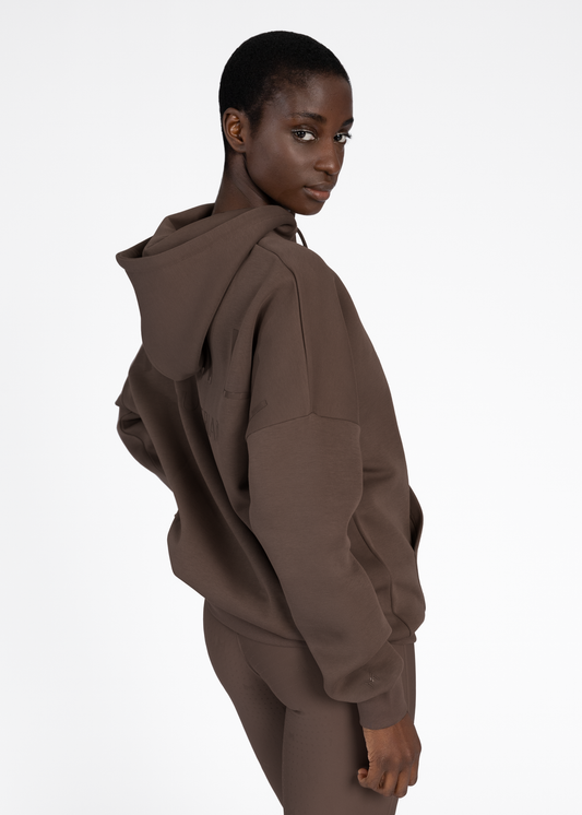 Accesorio ecuestre Maximilian Equestrian Icon Oversized Hoodie (Mocha) para equitación