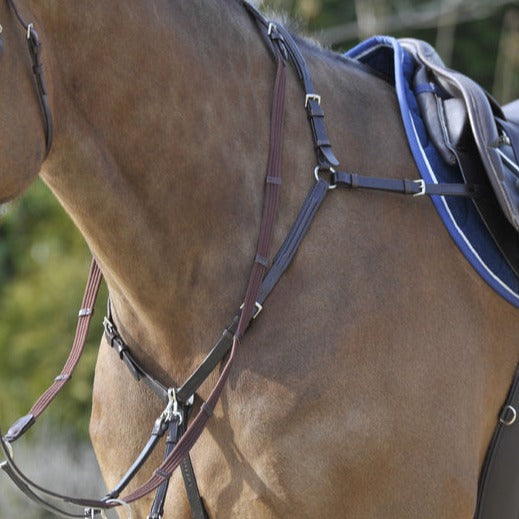 Breastplates Stübben Breastplate side fit with running attachment vista principal