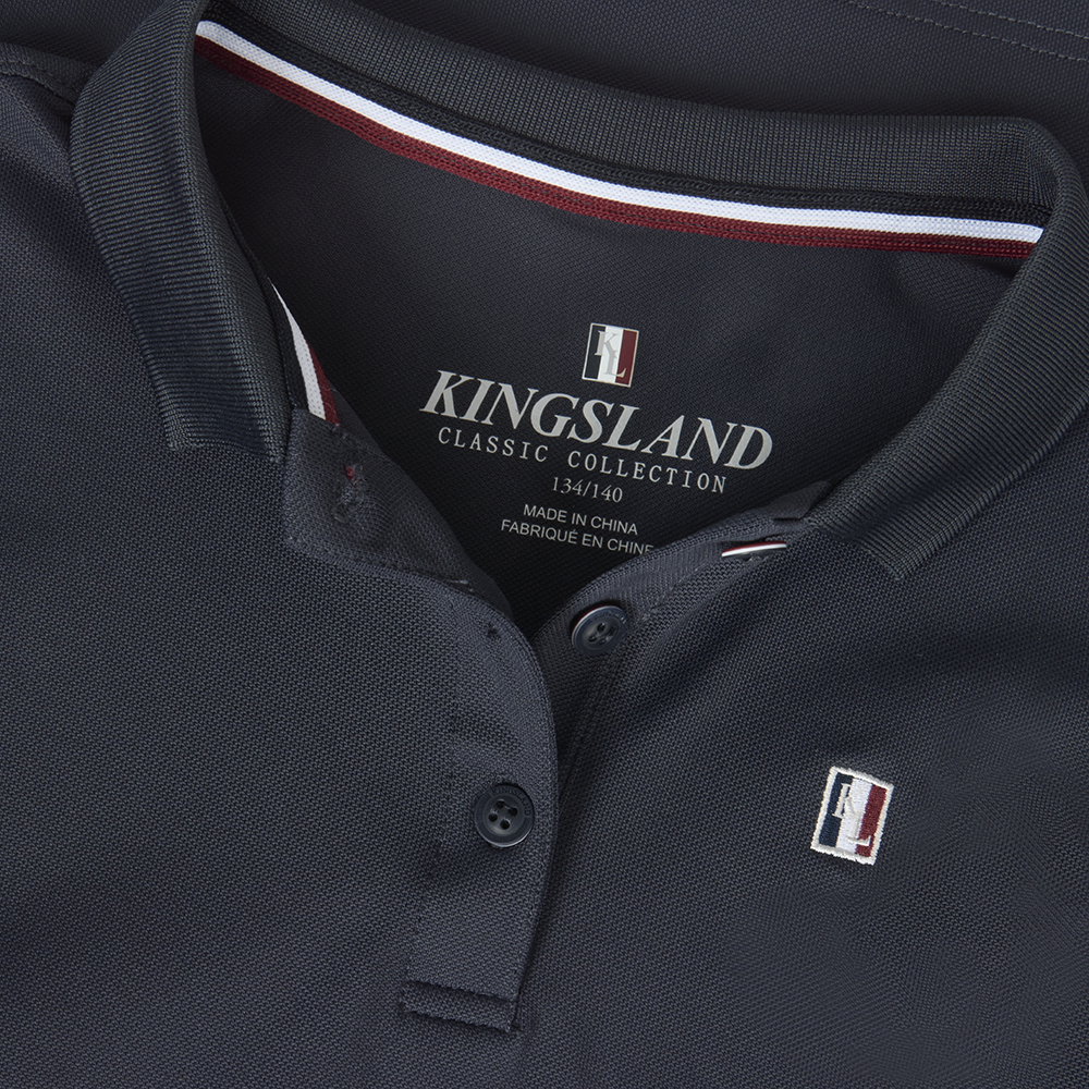 Camiseta técnica Kingsland Classic Junior Piqué Polo Shirt detalle 4