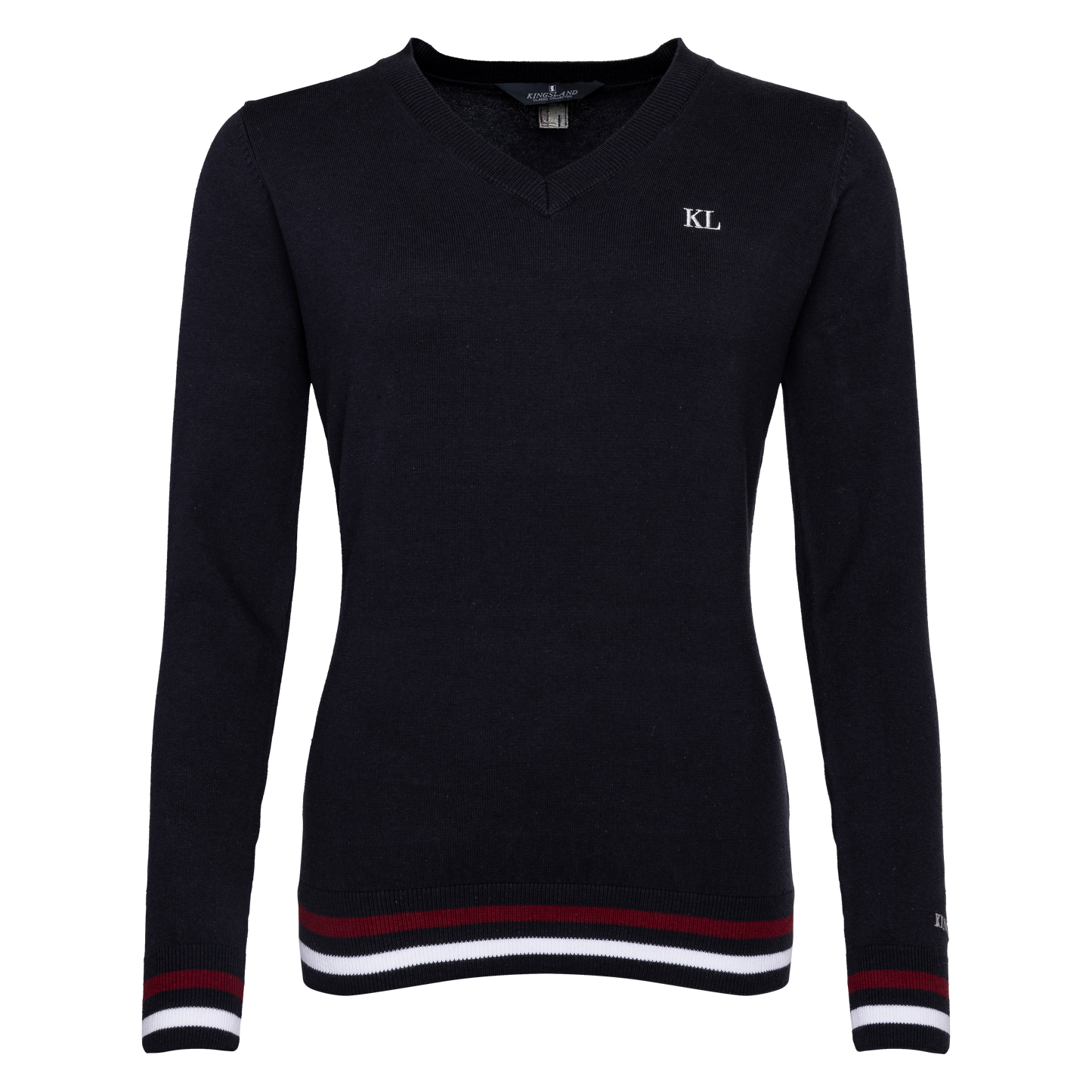 Camiseta técnica Kingsland Classic mujer Knitted V-neck vista principal