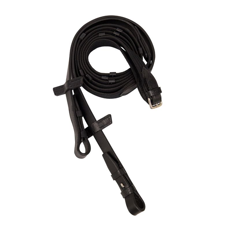 Camiseta técnica Stübben Web reins narrow with 5 leather stops and hooks vista principal