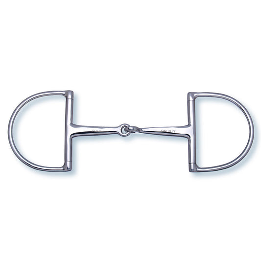 Embocaduras Filete D-rings Stübben 2in1 filete D-ring single jointed para equitación