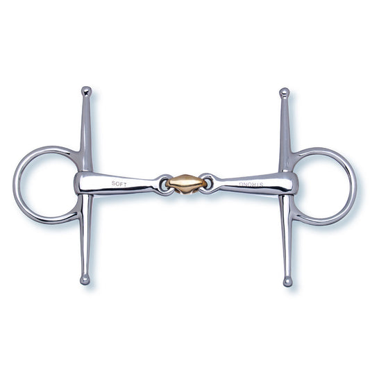 Accesorio ecuestre Full Cheek Bits Stübben 2in1 Full Cheek Snaffle double broken para equitación