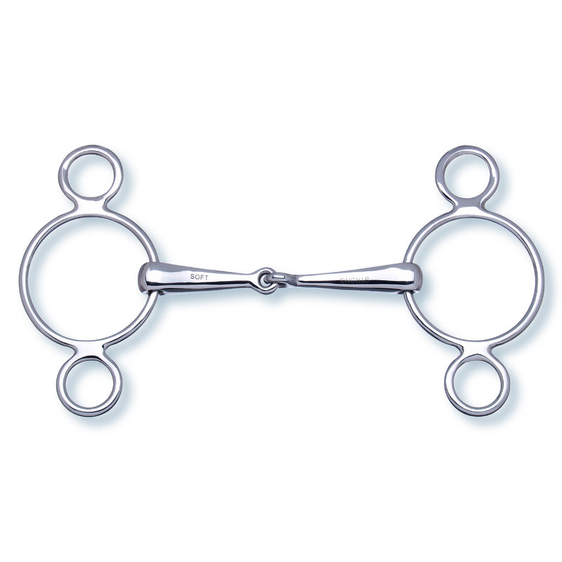 Gag Bits Stübben 2in1 3-Ring Gag single jointed vista principal