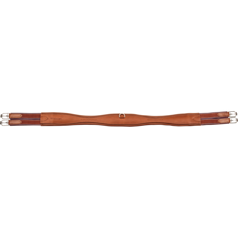 Cincha Stübben Leather Long Girth with Elastic vista principal