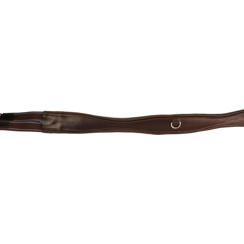 Cincha Stübben Leather Long Girth with Elastic detalle 6