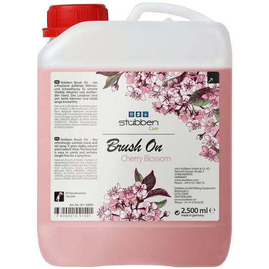 Accesorio ecuestre Grooming Spray Stübben Brush On Mane and Tail Detangler Refill 2.5L para equitación