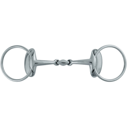 Embocaduras Filetes Stübben Silver Wings Snaffle Double Broken 2462 para equitación