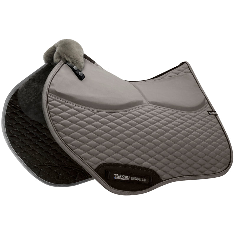 Manta para caballo Stübben Streamline Adjuster Lambswool Jumping Pad detalle 2