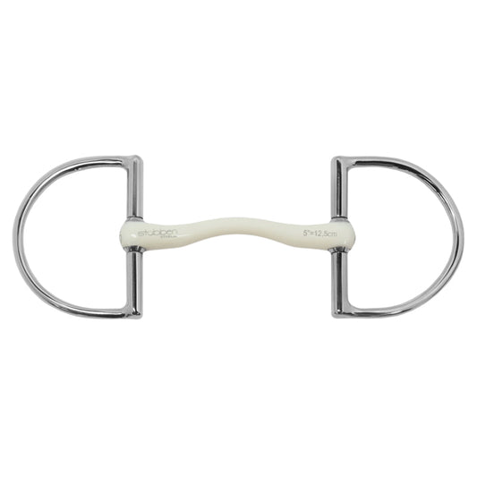 Embocaduras Filete D-rings Stübben Fine Line Flex filete D-ring 1303 para equitación