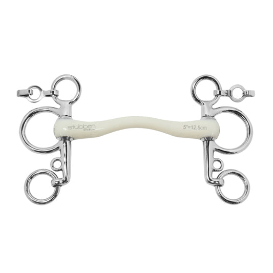 Pelham Bits Stübben Fine Line Flex Baby-Pelham 1306 para equitación
