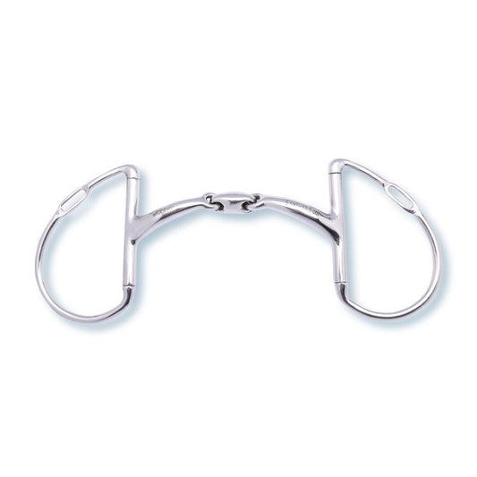 Embocaduras Filete D-rings Stübben Precision filete D-ring double broken para equitación