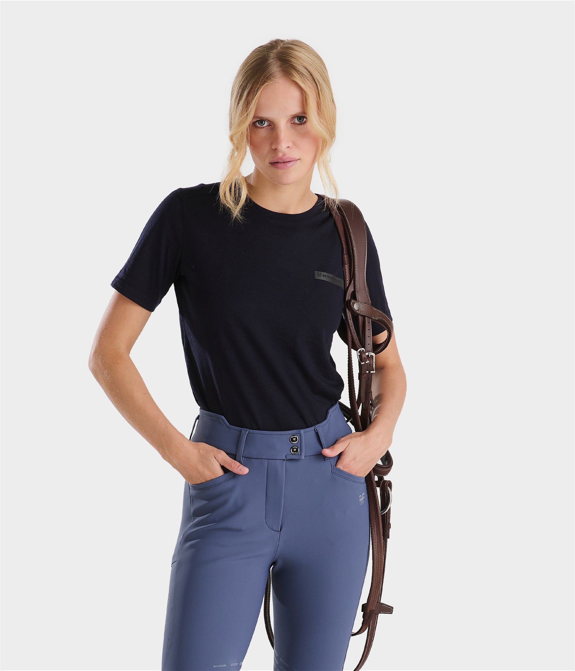 Camisas técnicas Merino wool riding T-shirt for women Horse Pilot para equitación - vista 6