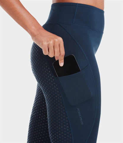 Ropa interior deportiva Malla Comfort set : Women's full grip leggings and sujetador deportivo Horse Pilot para equitación - vista 2