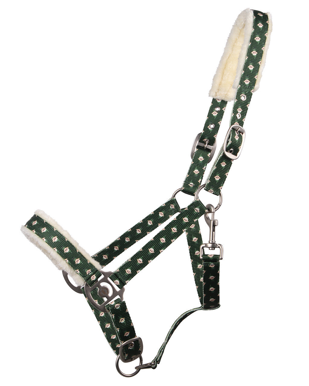 Cabezada de cuadra Head collar Christmas QHP para equitación - vista 5