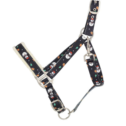 Cabezada de cuadra Head collar Christmas QHP para equitación - vista 20