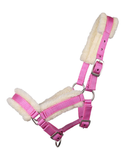 Cabezada de cuadra Head collar potro con fur QHP para equitación - vista 34