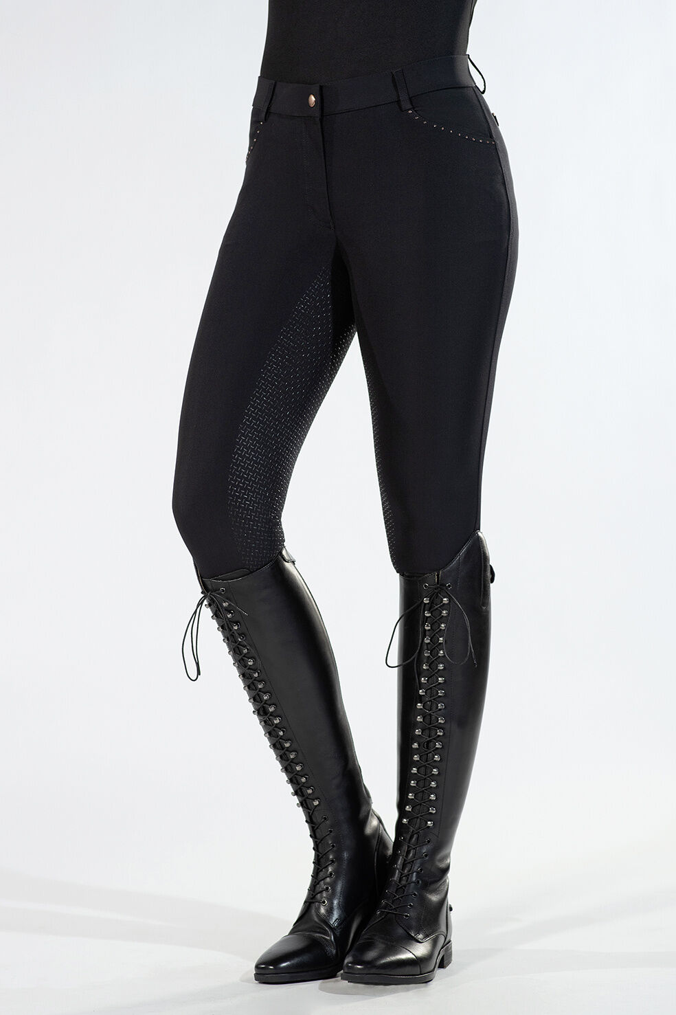 Pantalones de Montar -Rosegold Glamour- Full Grip HKM