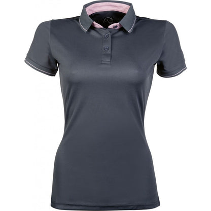 Camiseta técnica HKM Style Women´s Polo Shirt Classico detalle 2