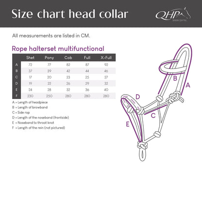 Cabezada de cuadra Rope halterset Polivalente QHP para equitación - vista 7