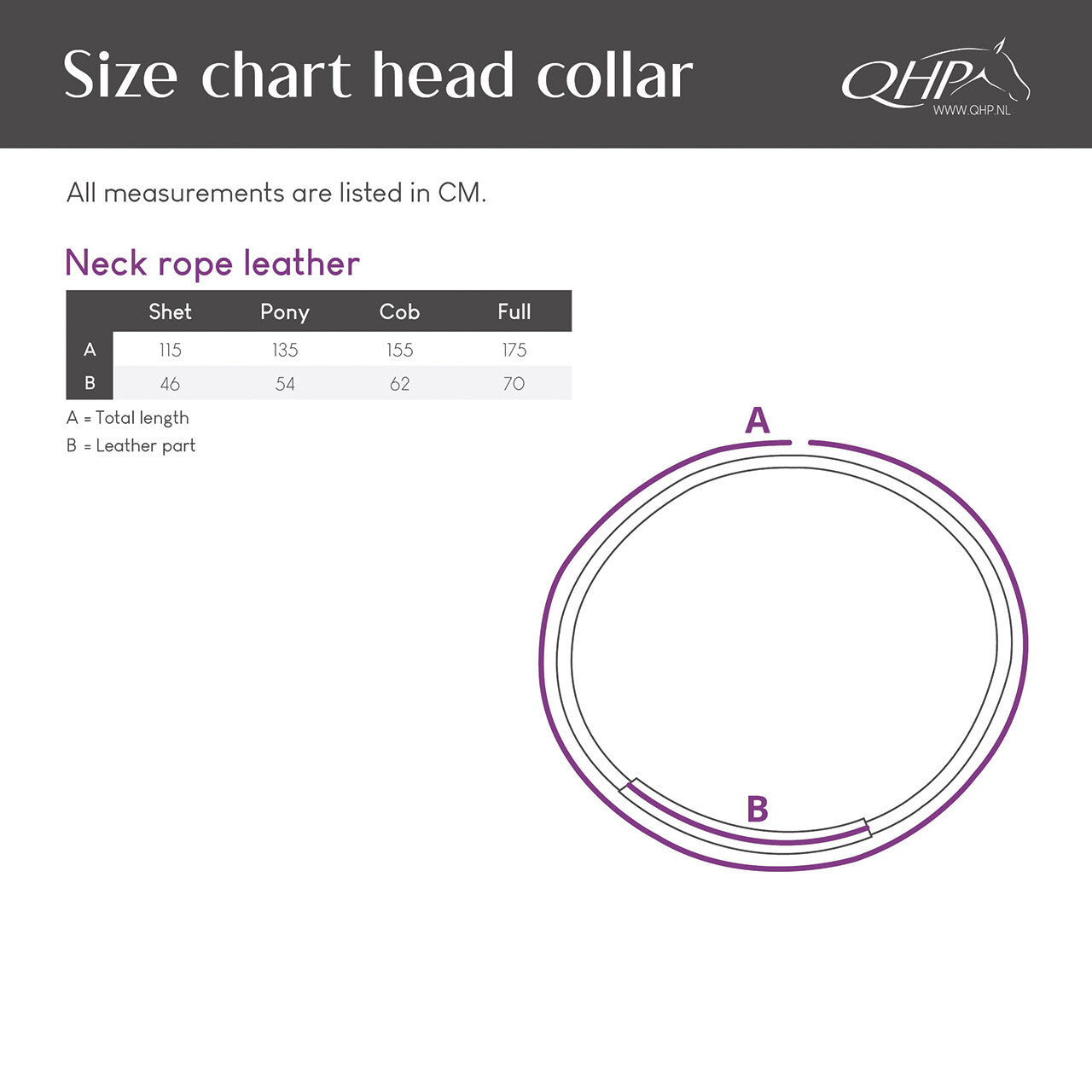 Cabezadas Accesorio ecuestre Neck rope leather QHP para equitación - vista 9