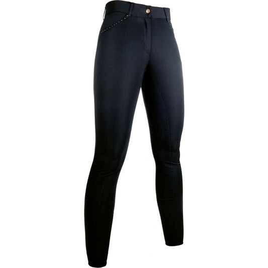 Pantalones Alos Full Seat pantalón de equitación HKM Style Women´s pantalón de equitación Rosegold Glamour Style para equitación