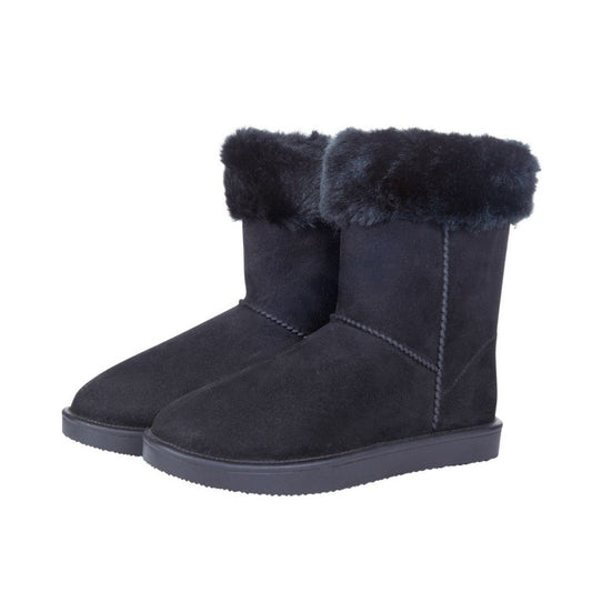Calzado ecuestre HKM All Weather impermeable Boots Davos Fur para equitación