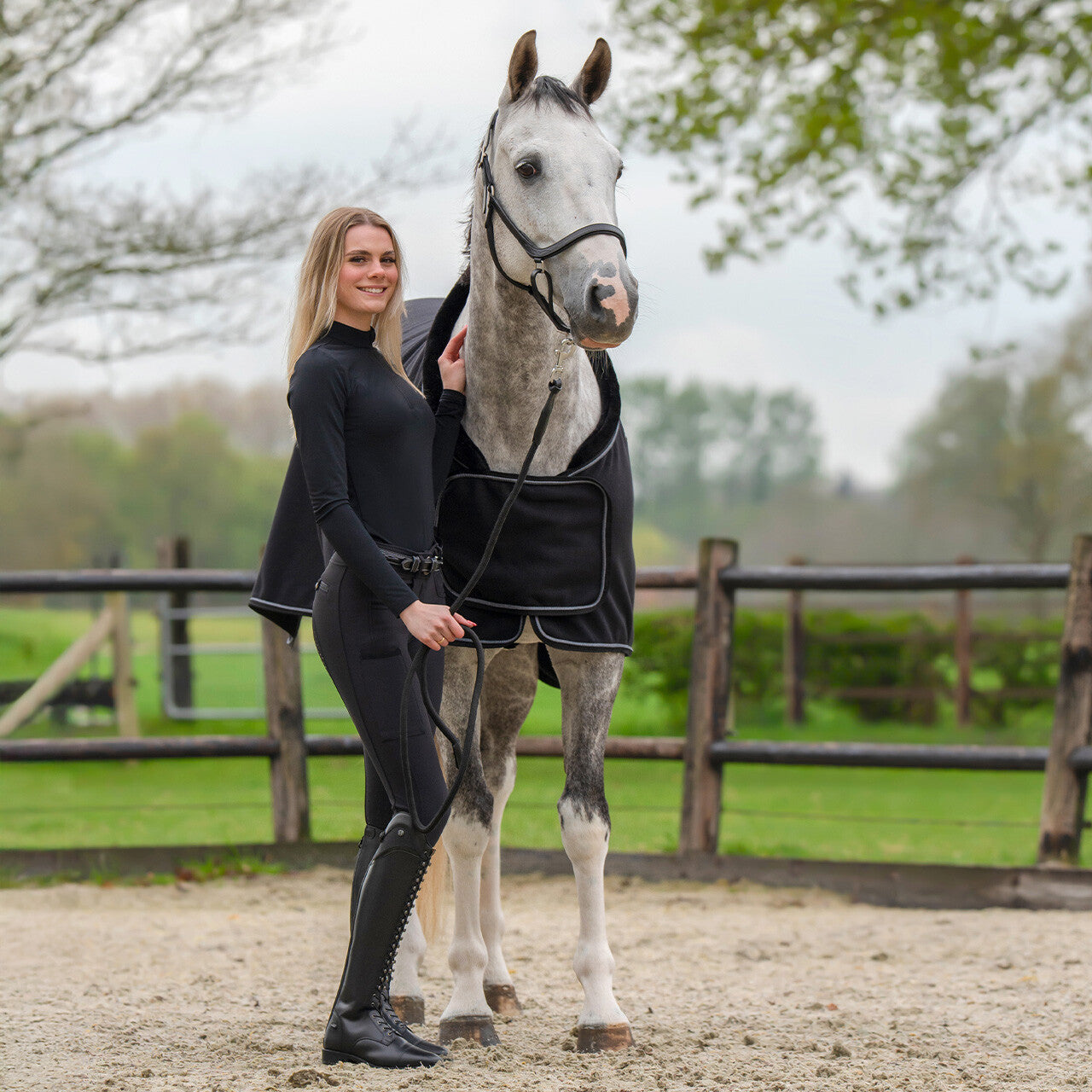 Ramal Lead rope Salerno QHP para equitación