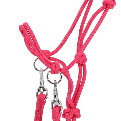 Cabezada de cuadra Rope halter color con rein QHP para equitación - vista 10