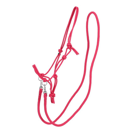 Cabezada de cuadra Rope halter color con rein QHP para equitación - vista 16