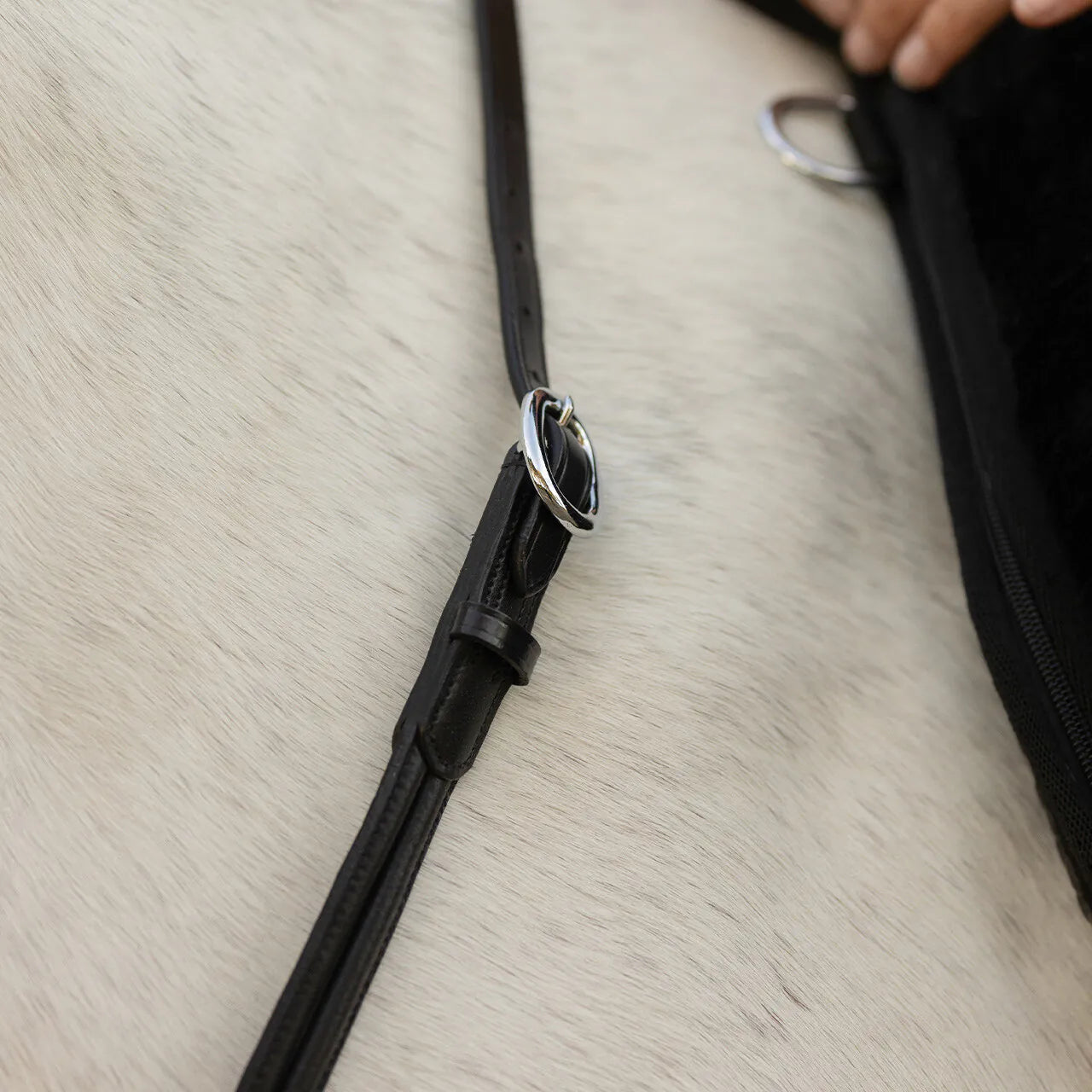 Ramales y cuerdas cordón cervical cuero Liberta QHP para equitación - vista 16