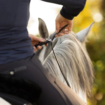Ramales y cuerdas cordón cervical cuero Liberta QHP para equitación - vista 18