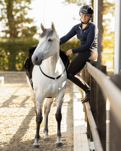 Ramales y cuerdas cordón cervical cuero Liberta QHP para equitación - vista 40