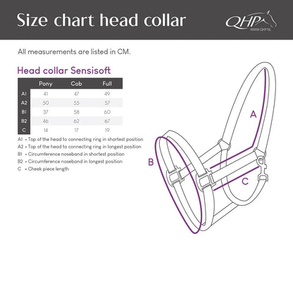 Cabezada de cuadra Head collar set Sensisoft QHP para equitación - vista 14
