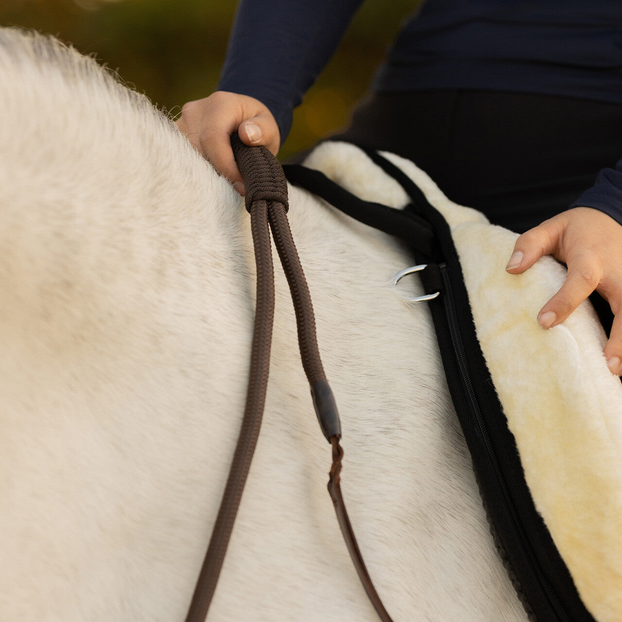 Ramales y cuerdas cordón cervical ajustable Liberta QHP para equitación - vista 5