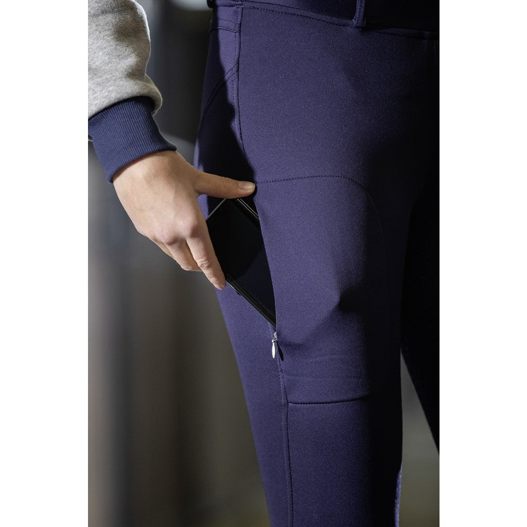Riding Leggings Lauria Garrelli Winter Riding Leggings Morello with Silicone detalle 4