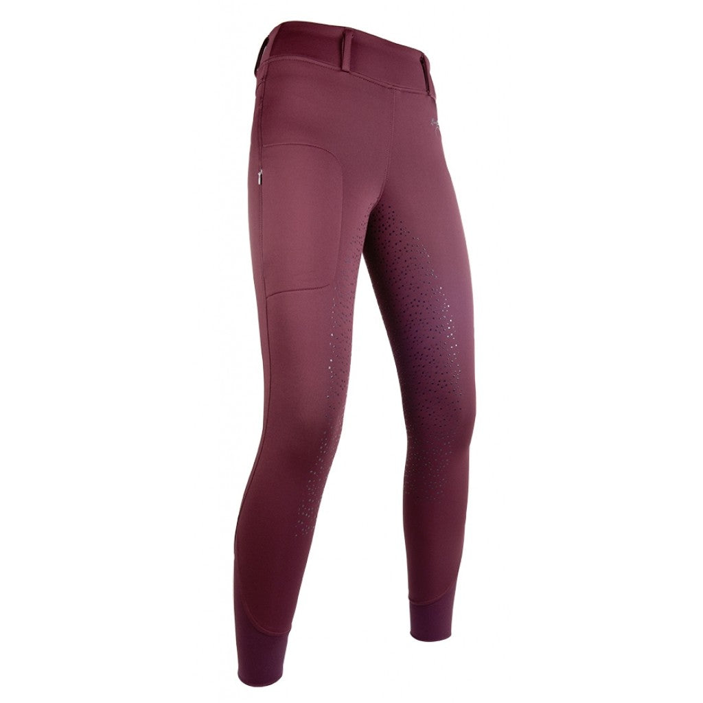 Riding Leggings Lauria Garrelli Winter Riding Leggings Morello with Silicone detalle 3