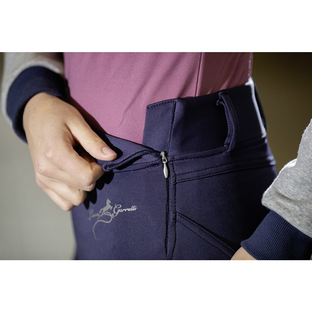 Riding Leggings Lauria Garrelli Winter Riding Leggings Morello with Silicone detalle 5