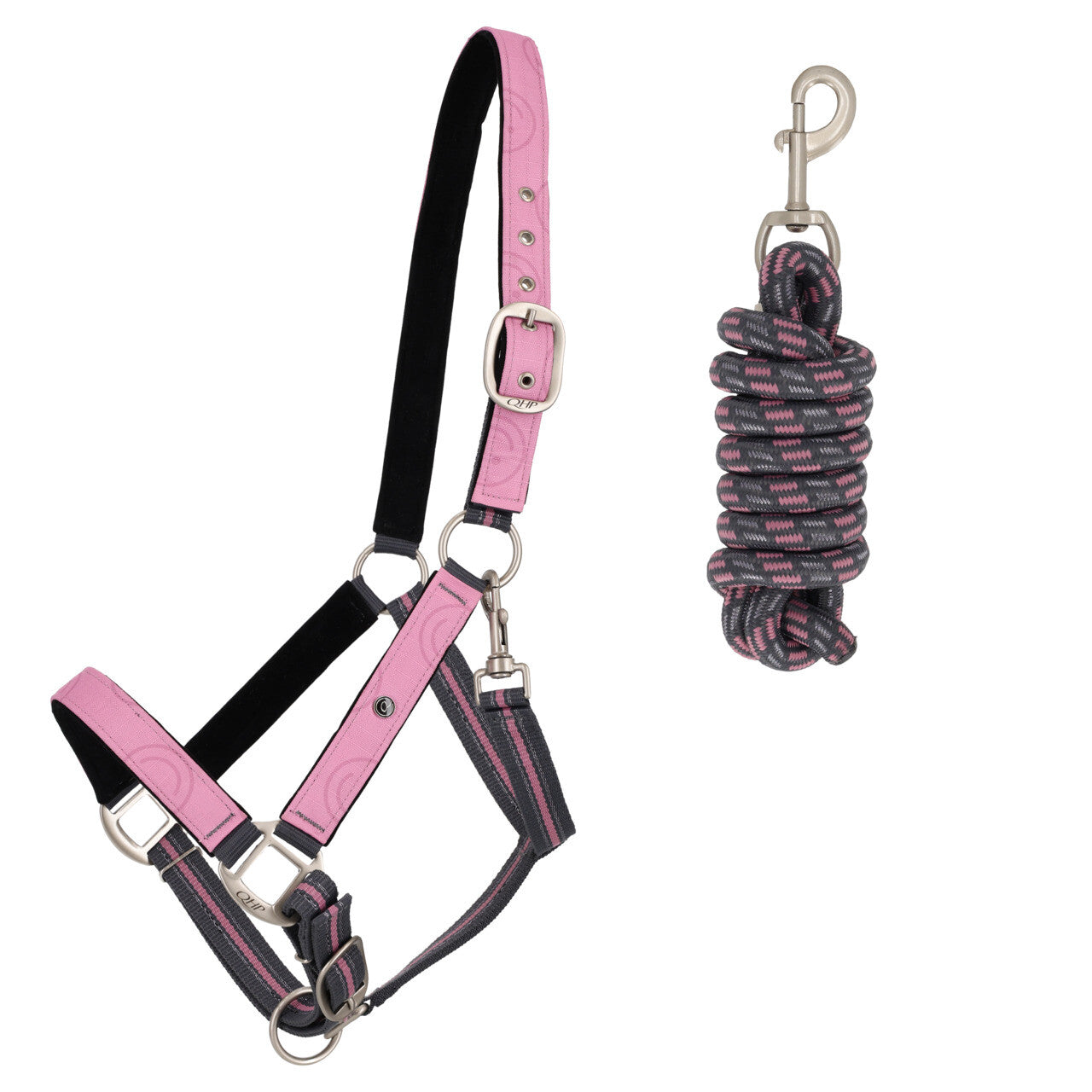 Cabezada de cuadra Head collar set con colección QHP para equitación - vista 10
