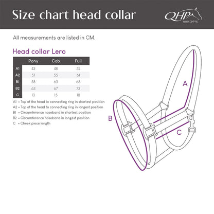 Cabezada de cuadra Head collar Lero QHP para equitación - vista 3