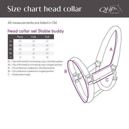 Cabezada de cuadra Head collar set Stable buddy QHP para equitación - vista 13