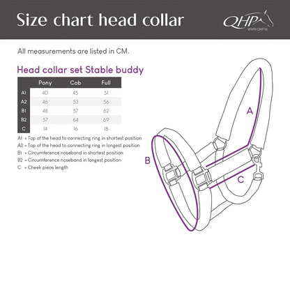 Cabezada de cuadra Head collar set Stable buddy QHP para equitación - vista 14