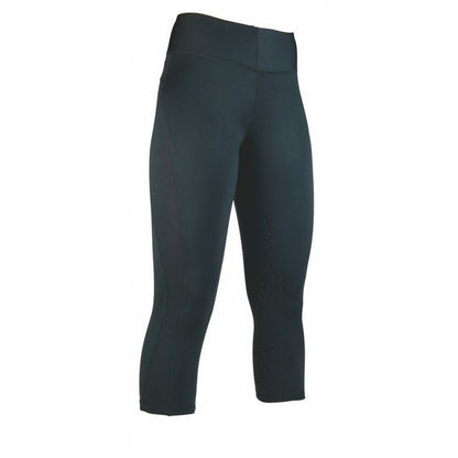 Riding Leggings HKM Style 3/4 Riding Leggings Mesh Style with Silicone Full vista principal