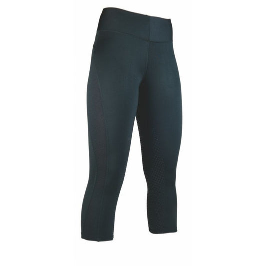 Mallas Leggings de equitación HKM Style 3/4 leggings de equitación Mesh Style con Silicone Full para equitación